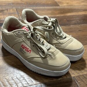 NASA Beige Women's Sneakers